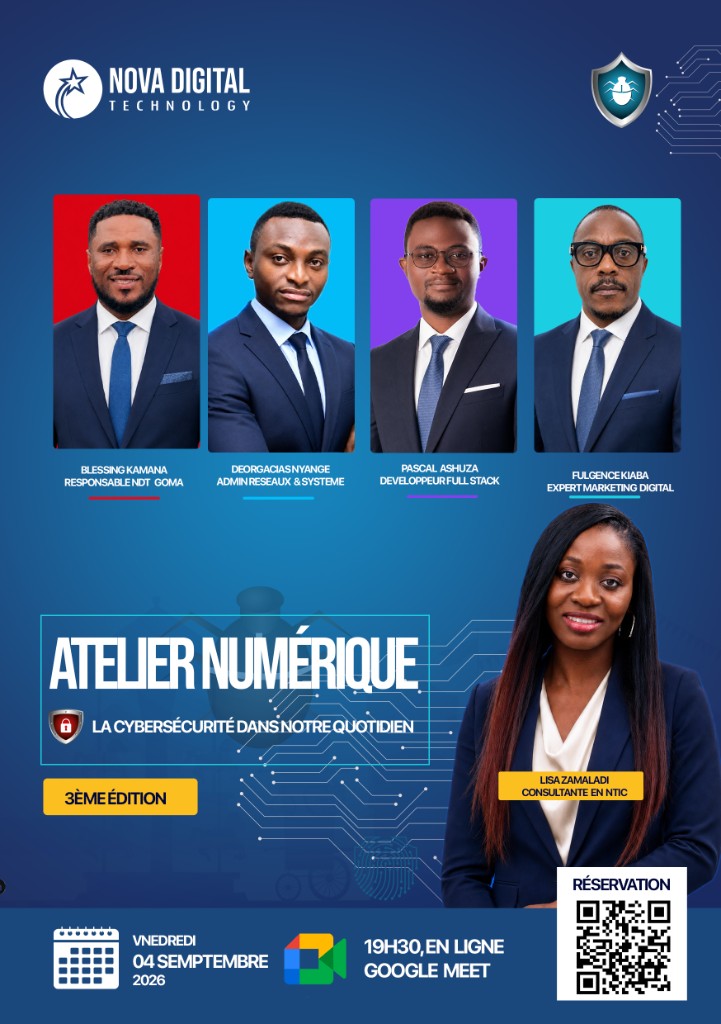 Affiche — Atelier numérique — 3ème édition