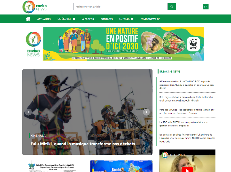 Site web d'Environ News